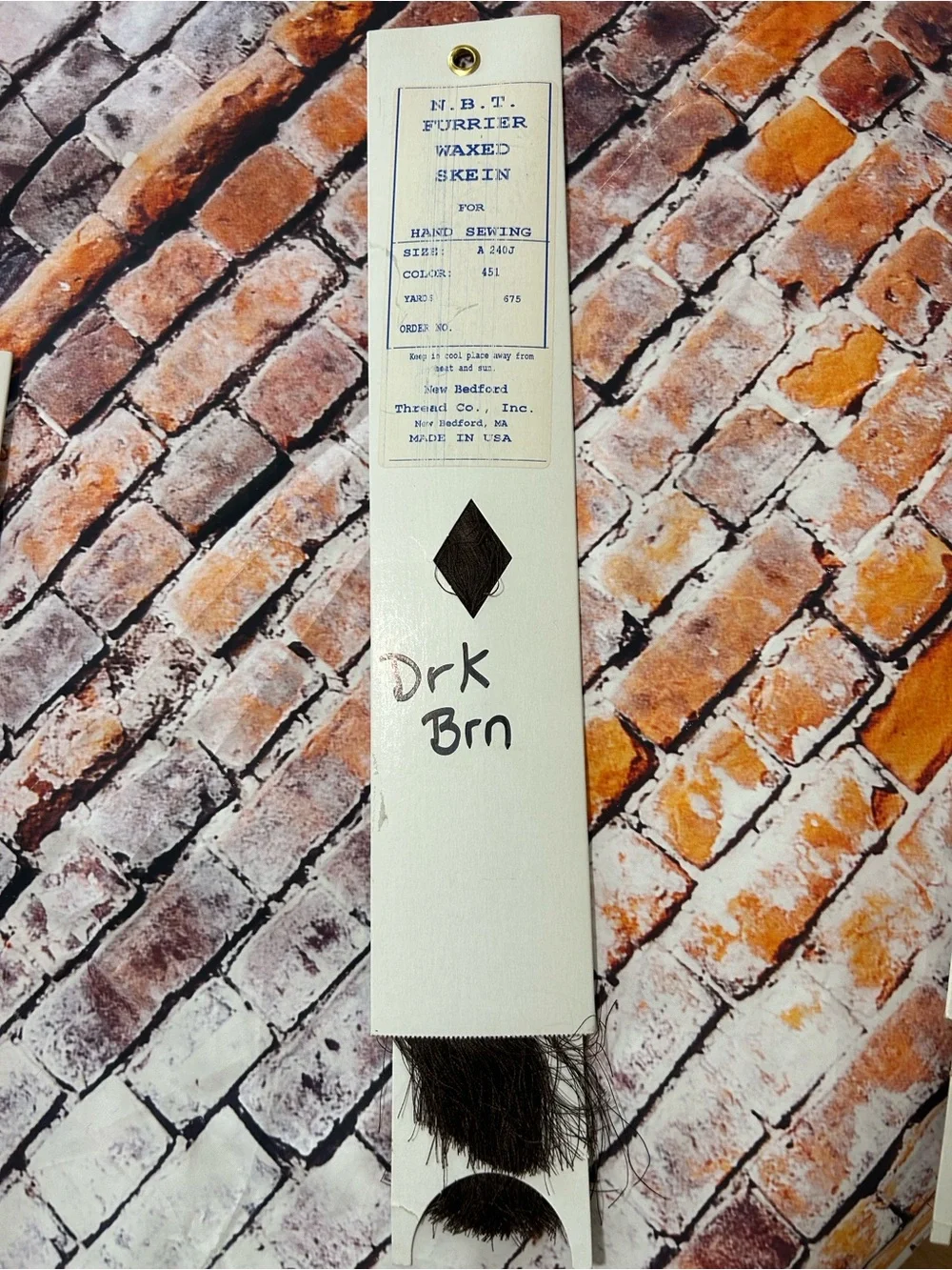 Thread N.B.T. Furrier Waxed Skeins 6